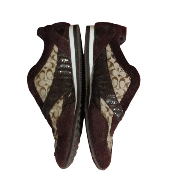 Coach Brown and Tan Sneakers - Picture 5 of 12